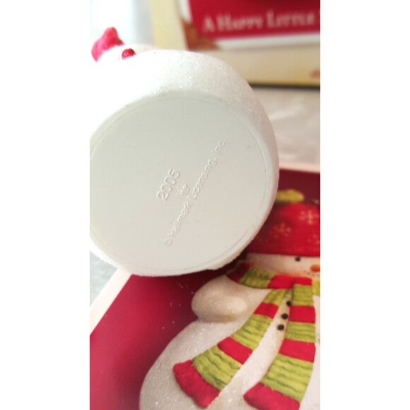 Hallmark Keepsake Ornament 2005 A Happy Little Snowman 3" Christmas New - Picture 5 of 8